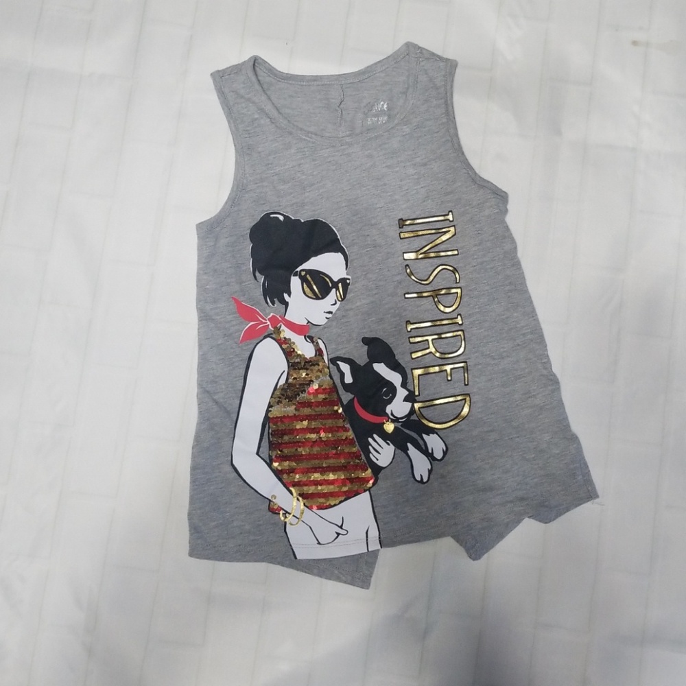 Girl's justice mermaid sequin size 7